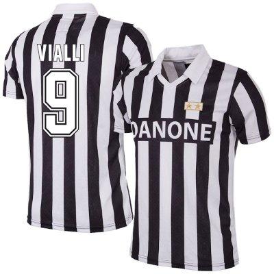 Juventus Retro Voetbalshirt UEFA Cup 1992-1993 + Vialli 9