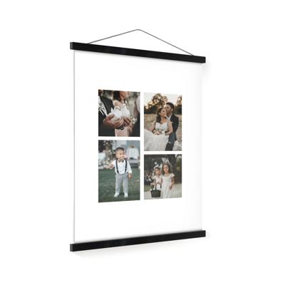 Gepersonaliseerde poster met zwarte posterhanger 40x60