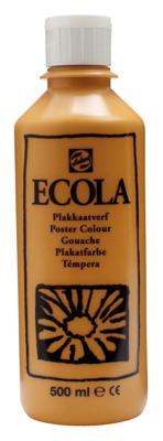 Ecola Plakkaatverf Fles 500 ml - Gele Oker 227