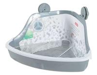 ZOLUX HOEKTOILET KNAAGDIER GRIJS