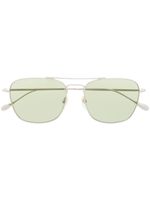 Gucci Eyewear lunettes de soleil à monture rectangulaire - Argent - thumbnail