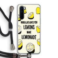 Lemonade: OnePlus Nord Transparant Hoesje met koord