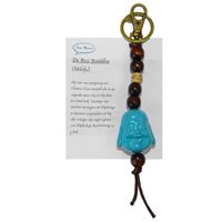 De Reis Boeddha Sleutelhanger Turquoise - thumbnail