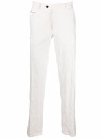 Philipp Plein pantalon à motif tête de mort brodé - Blanc