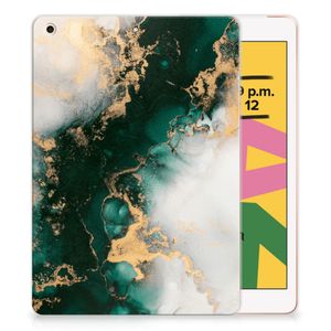 Tablet Back Cover voor Apple iPad 10.2 | iPad 10.2 (2020) | 10.2 (2021) Marmer Groen