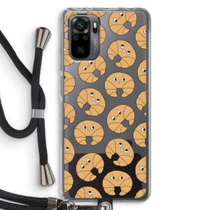 Croissant: Xiaomi Redmi Note 10 Pro Transparant Hoesje met koord