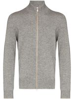 Brunello Cucinelli pull zippé en laine - Gris