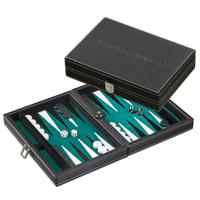 Philos Backgammon Tinos klein groen 23x16,5cm - thumbnail