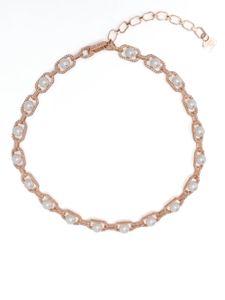 SHAY collier en or 18ct serti de perles et de diamants