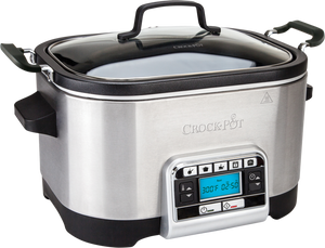 Crock-Pot CSC024X elektrische sudderpan 5,6 l Zwart, Roestvrijstaal