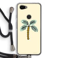 Palmboom: Pixel 3a Transparant Hoesje met koord