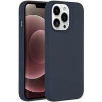 Accezz Liquid Silicone voor Apple iPhone 13 Pro Max Telefoonhoesje Blauw