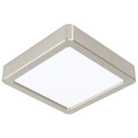 Eglo Vierkante plafondlampFueva 5 16cm - 4000K RVS - 99252