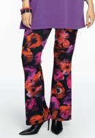Yoek Pantalon bootcut POPPY | Zwart | Maat 46/48 Yoek Pantalon bootcut POPPY | Zwart | Maat 46/48