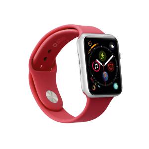 SBS Silicone Strap Apple Watch medium/large 42mm / 44mm / 45mm / 49mm red - TEBANDWATCH44MR