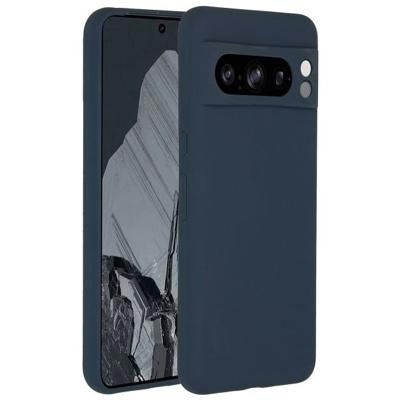 AccezzLiquid Silicone Backcover Google Pixel 8 Pro Telefoonhoesje Blauw