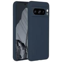 Accezz Liquid Silicone Backcover Google Pixel 8 Pro Telefoonhoesje Blauw