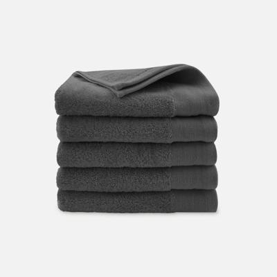 Walra Soft Cotton Handdoeken 50 x 100 cm - 550 gr/m² - Antraciet - 5 stuks