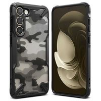 Ringke Fusion X Design Samsung Galaxy S23+ 5G Hybride Hoesje - Camouflage / Zwart - thumbnail