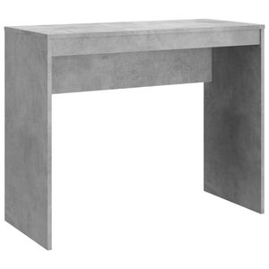 vidaXL Bureau 90x40x72 cm bewerkt hout betongrijs