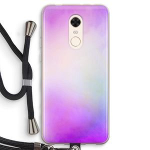 Clouds pastel: Xiaomi Redmi 5 Transparant Hoesje met koord
