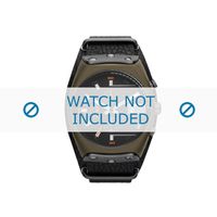 Horlogeband Diesel DZ4295 Onderliggend Leder Zwart 29mm - thumbnail