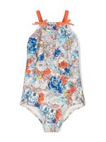 ZIMMERMANN Kids maillot de bain à fleurs - Bleu - thumbnail