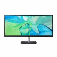 Acer CB343CUR computer monitor 86,4 cm (34 ) 3440 x 1440 Pixels UltraWide Quad HD LED Zwart, Zilver