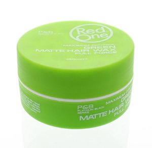 Haarwax green matte wax
