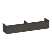 Brauer Embrace - Onderkast - 200 cm - met 2 Softclose Lades Greeploos en 2 Sifon Uitsparingen - Timber Anthracite
