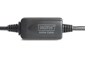 Digitus DA-73100-1 USB-kabel USB 2.0 10 m USB A Zwart