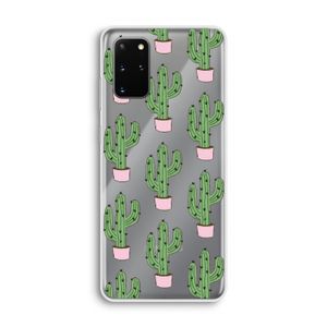 Cactus Lover: Samsung Galaxy S20 Plus Transparant Hoesje