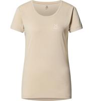 Haglofs Ridge Hike T-shirt Dames Chalk Beige L Haglofs Ridge Hike T-shirt Dames Chalk Beige L