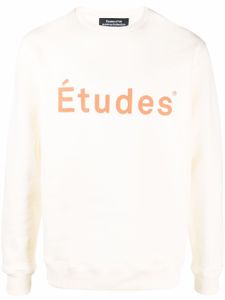 Études Studio sweat en coton biologique à logo imprimé - Tons neutres