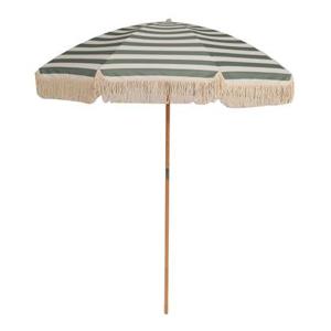 by fonQ basic Tassel Parasol - Striped Sage