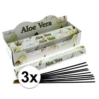 3 pakjes wierook stokjes aloe vera - thumbnail