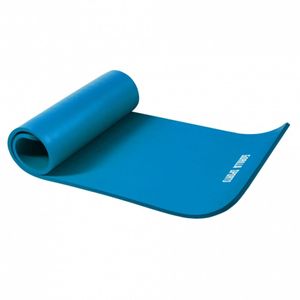 Blauw - Yogamat Deluxe 190 x 60 x 1,5 cm