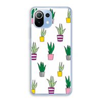 Sanseveria: Xiaomi Mi 11 Lite Transparant Hoesje Sanseveria: Xiaomi Mi 11 Lite Transparant Hoesje