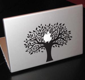 Sticker voor MAC apple boom