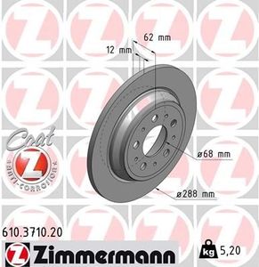 Remschijf Coat Z 610371020