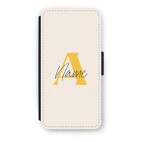 Amber Script: iPhone 8 Flip Hoesje