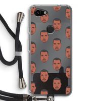 Kanye Call Me?: Pixel 3a Transparant Hoesje met koord
