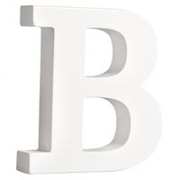 Houten letter B 11 cm   -