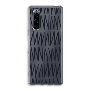Marrakech Zigzag: Sony Xperia 5 Transparant Hoesje