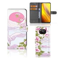 Xiaomi Poco X3 | Poco X3 Pro | Telefoonhoesje | Met pasjeshouder | Bird Standing