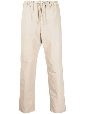 Nanushka pantalon droit à taille élastiquée - Tons neutres