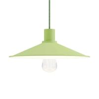 Kleine hanglamp industrieel &apos;Harry&apos; licht groen incl. plafondkap kabel & fitting