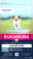 Eukanuba graanvrij zeevis kleine & middelgrote rassen hondenvoer 3kg zak