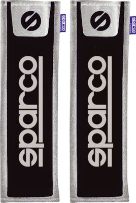 Sparco Set Gordelhoezen - Zwart/Grijs SP81411