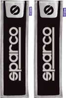 Sparco Set Gordelhoezen - Zwart/Grijs SP81411